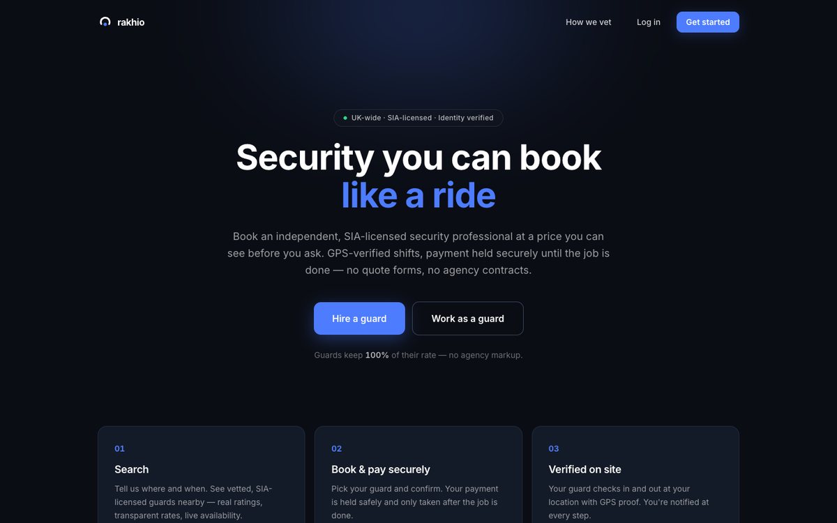Rakhio website